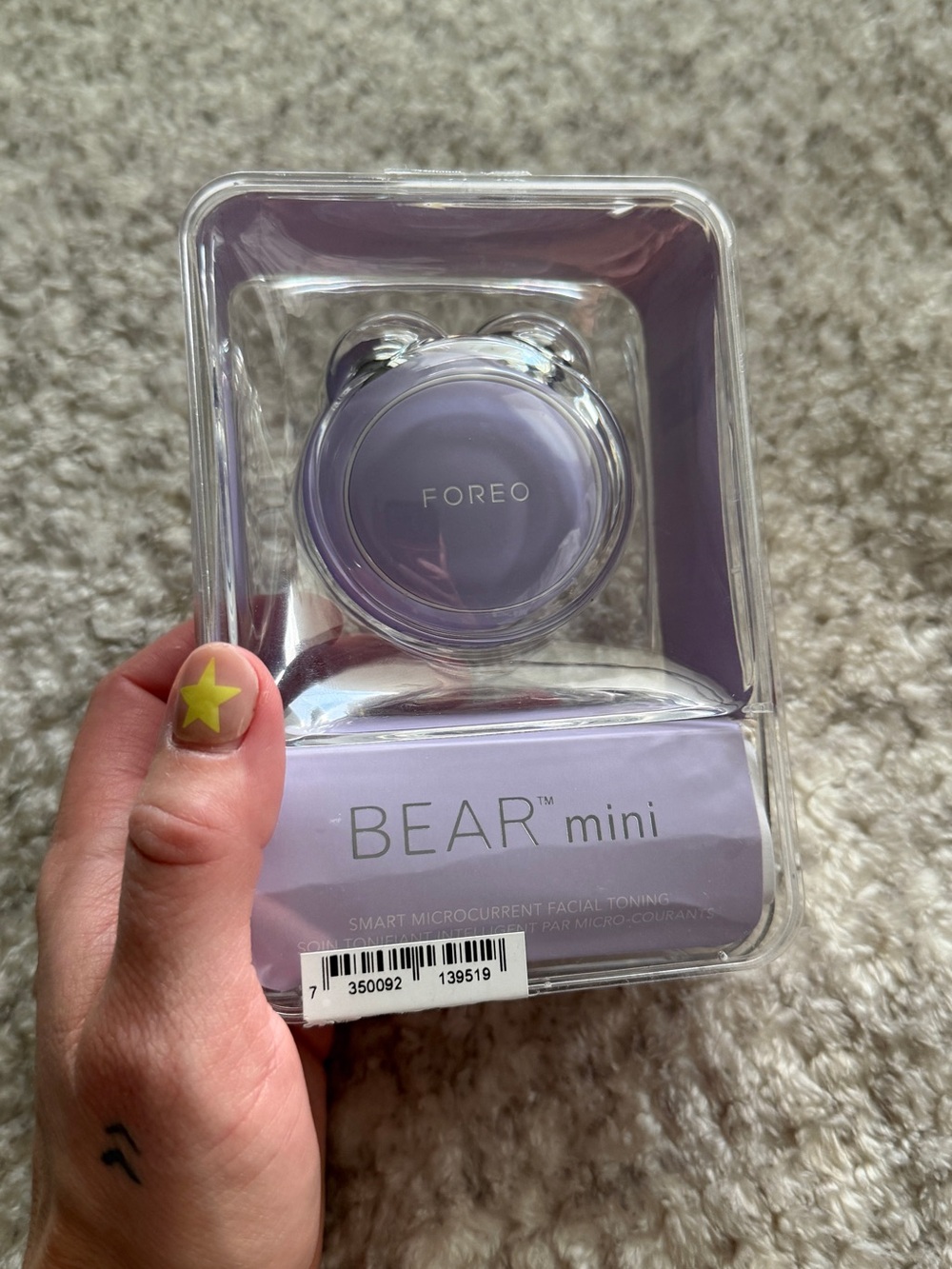 FOREO BEAR MINI Facial Toning Device Lavender Microcurrent - Picture 7 of 10